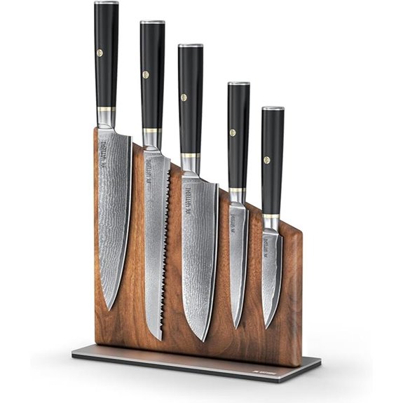 Yatoshi Magnetic Knife Block Set (6-Piece)