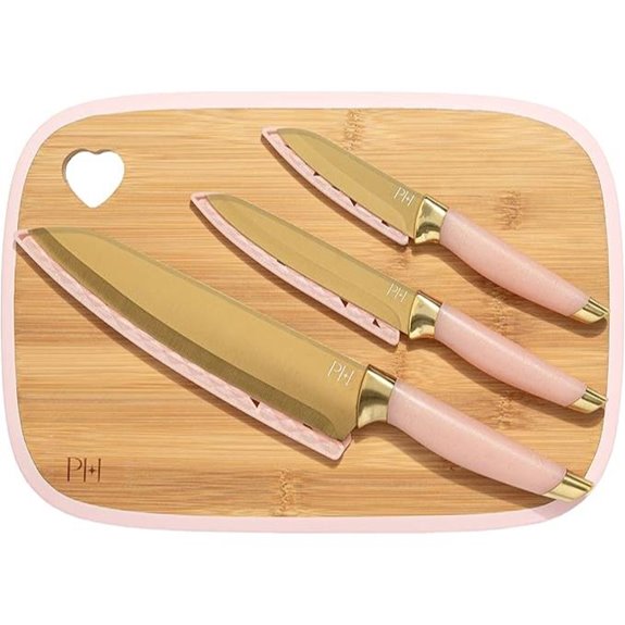 Paris Hilton 7-Piece Reversible Bamboo Cutting Set