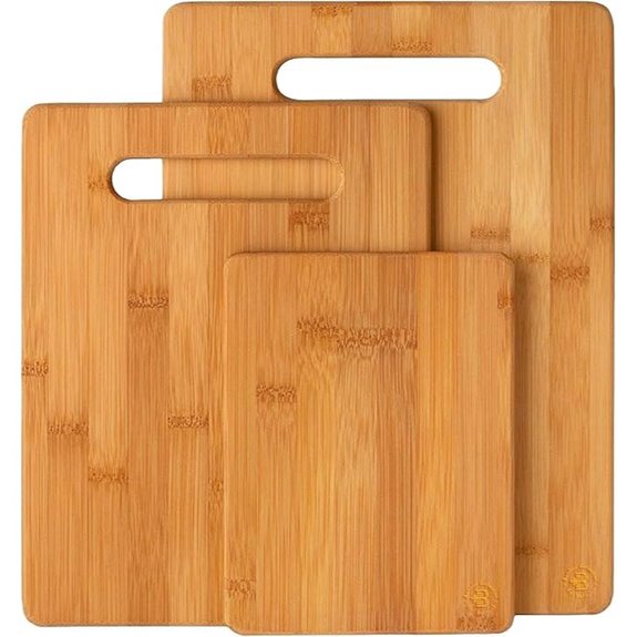 Bamboo Cutting Board Set (3 Pieces)