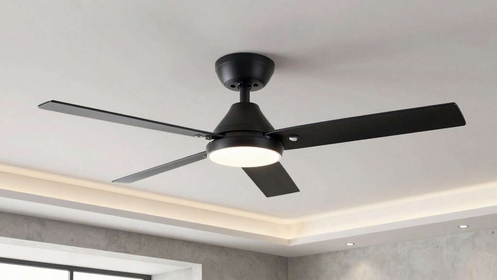 basement airflow lighting quiet