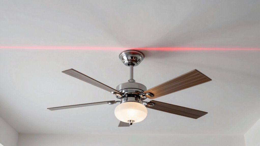 ceiling fan alignment laser