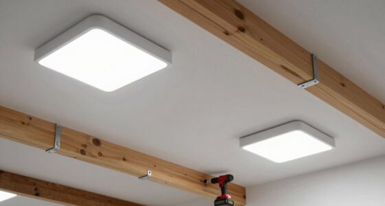 ceiling work light features