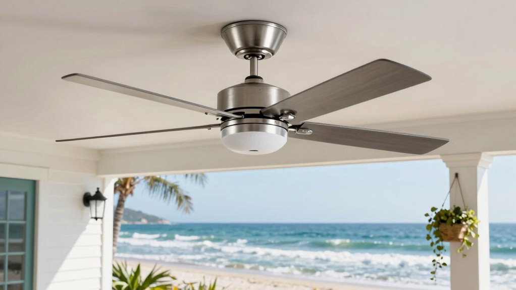 corrosion resistant ceiling fan materials