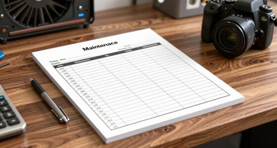 fan maintenance record keeping