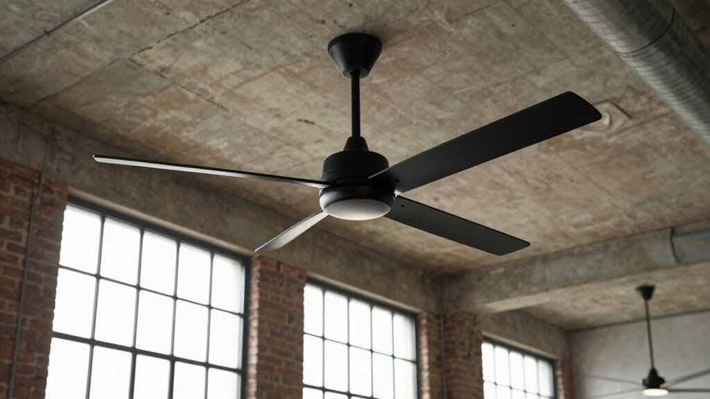 industrial loft ceiling fan considerations