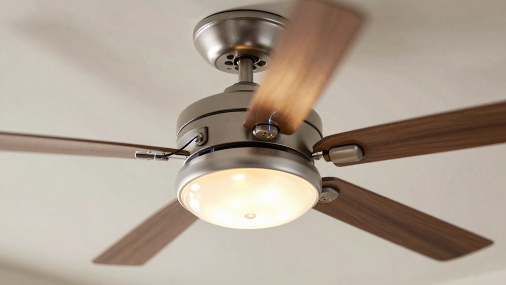 led fan light flickering