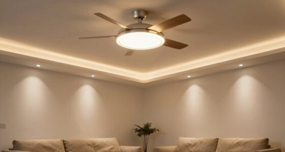 lighting and fan combination