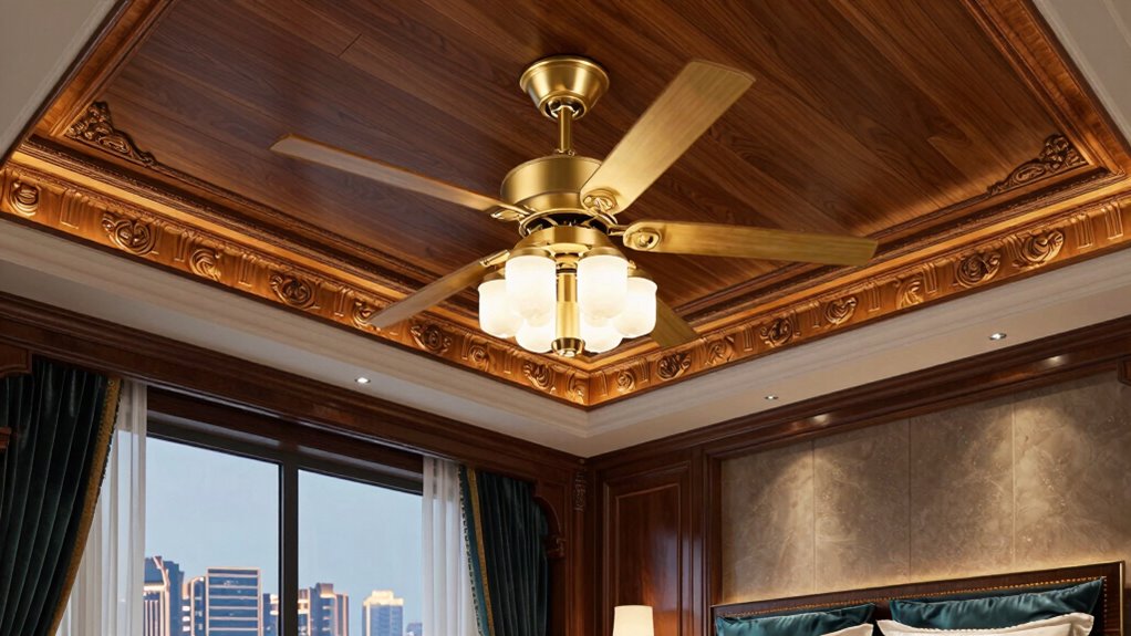 luxury bedroom ceiling fan considerations
