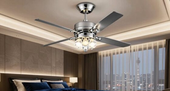 luxury bedroom ceiling fans