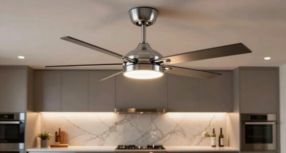 luxury kitchen ceiling fans