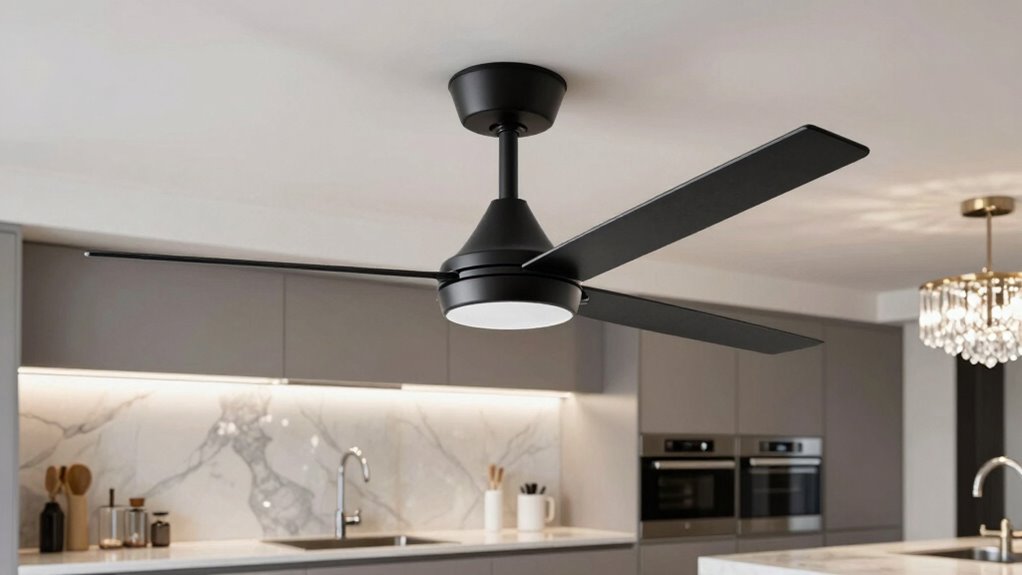 luxury kitchen ceiling fans