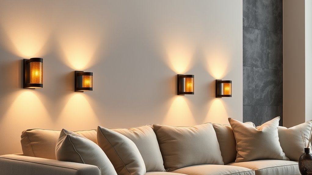 matching decor and lighting