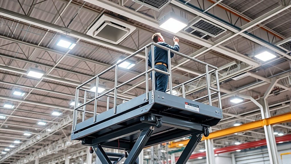 portable ceiling work platform