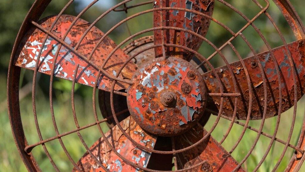 prevent outdoor fan rust