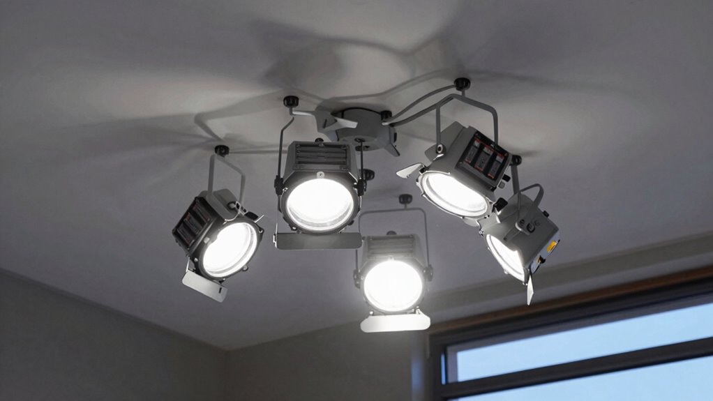 proper portable lighting placement