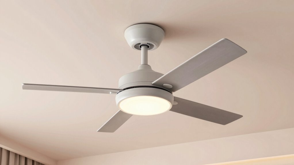 quiet bedroom ceiling fans