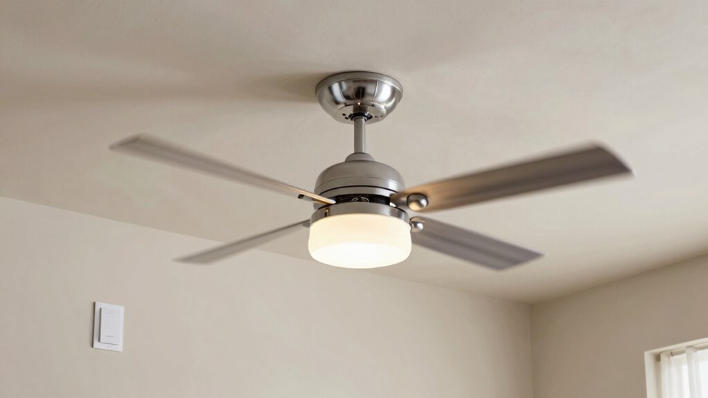 separate switches for fan and light