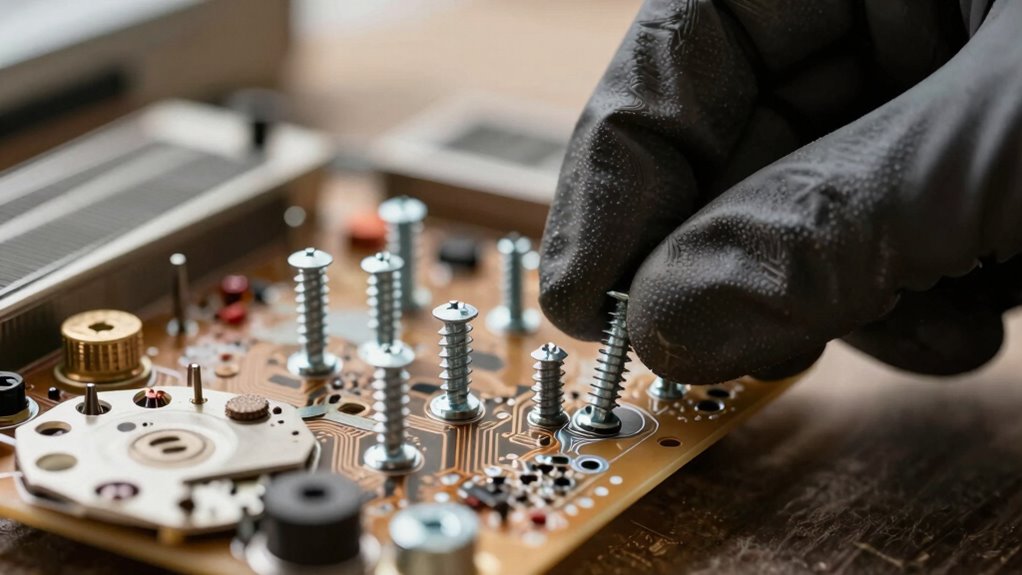 silent screw tightening method