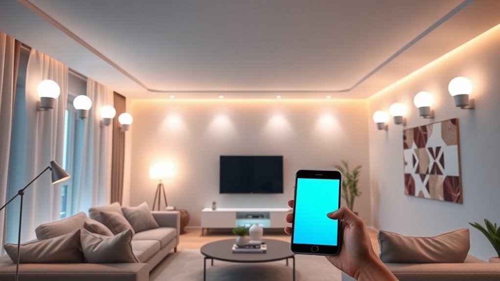 smart adjustable energy efficient lighting