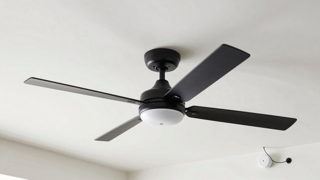 smart efficient ceiling fan setup