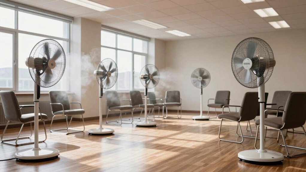 strategic fan placement optimizes airflow