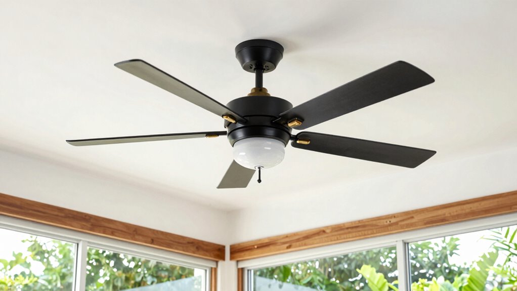 sunroom ceiling fan considerations