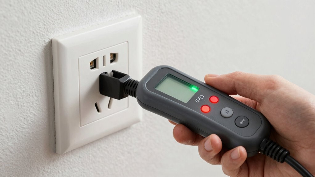 test outlets and gfcis