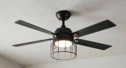 top caged fan lights