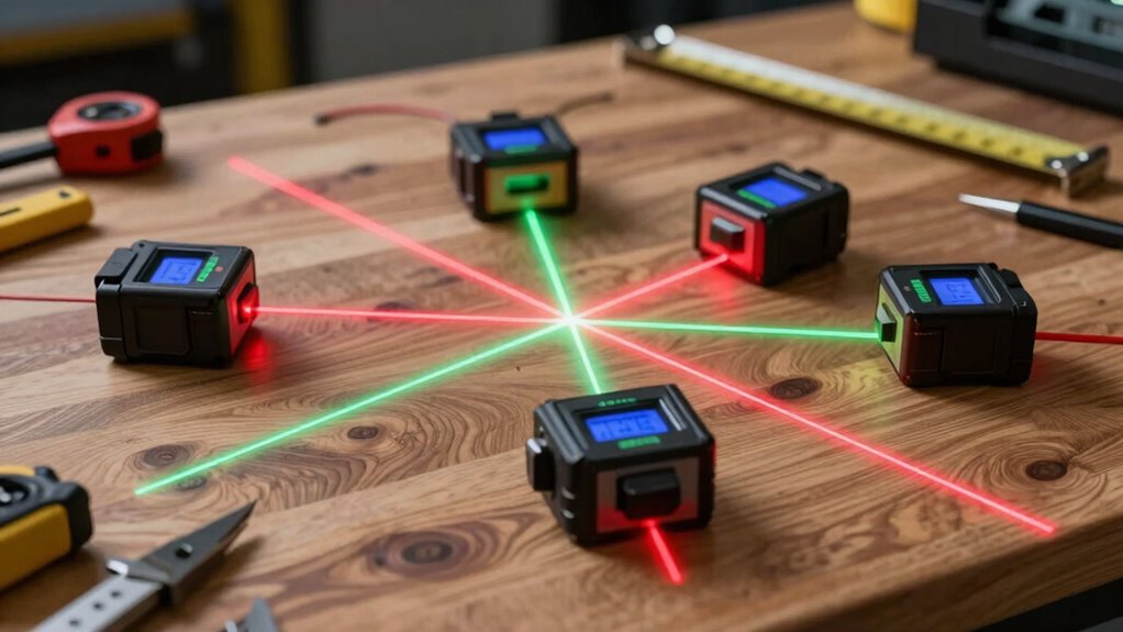 top cross line laser levels
