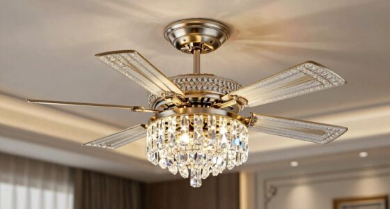 top crystal fandelier fans