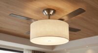 top drum shade ceiling fans