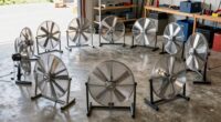 top garage floor fans