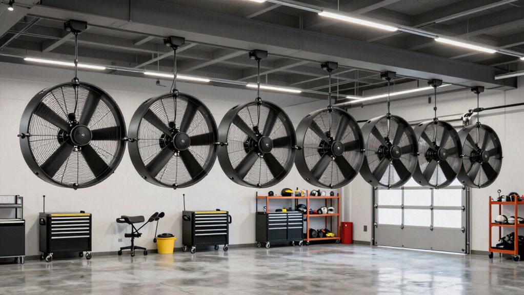 top garage hvls fans