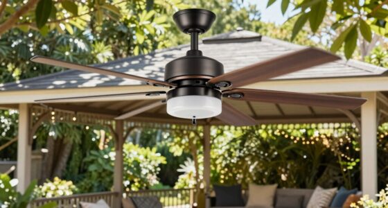 top gazebo ceiling fans