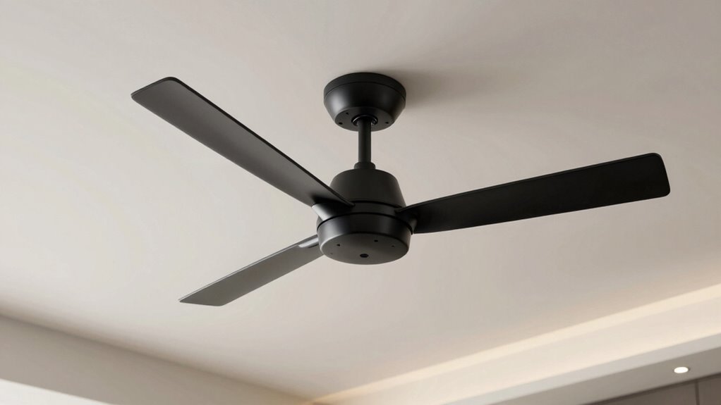 top matte black ceiling fans