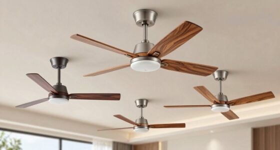 top natural wood finish fans