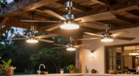 top outdoor kitchen ceiling fans