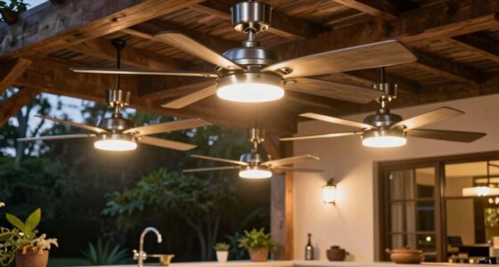 top outdoor kitchen ceiling fans