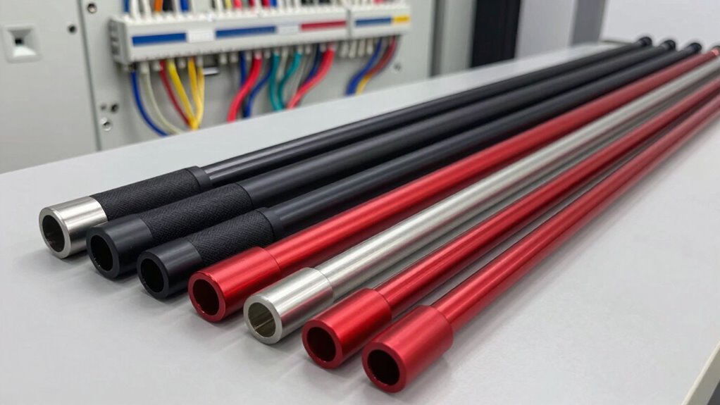 top pull rods for wiring