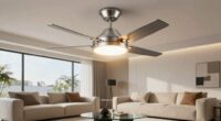 top retractable fan lights