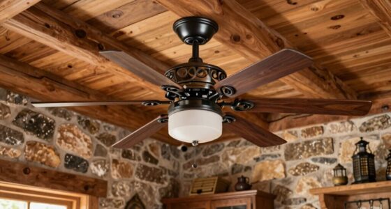 top rustic cabin ceiling fans