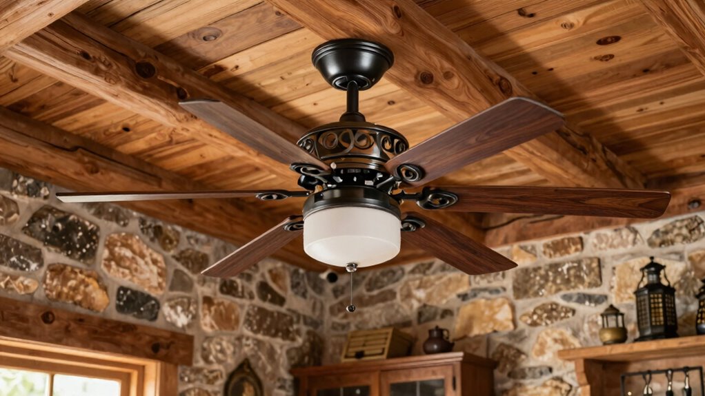 top rustic cabin ceiling fans