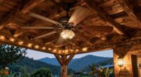 top rustic cabin ceiling fans