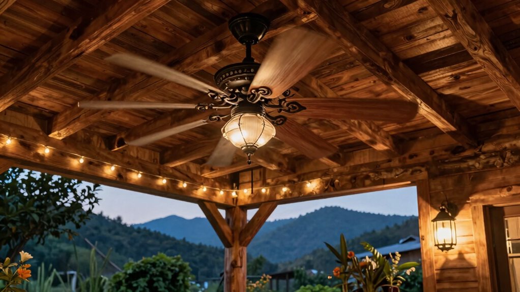 top rustic cabin ceiling fans