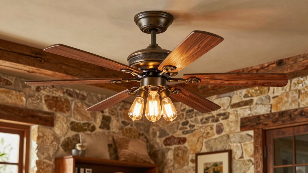 top rustic ceiling fans