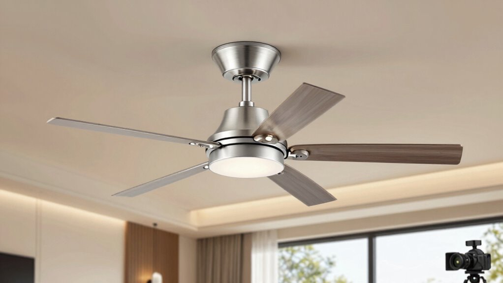 top sloped ceiling fans