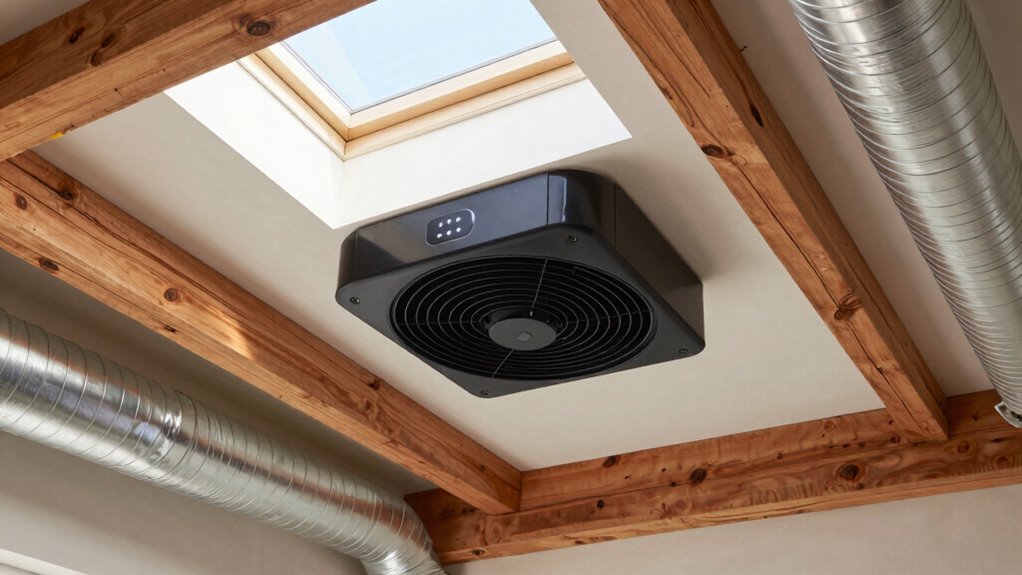 top thermostat attic fans