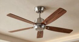 top walnut blade ceiling fans