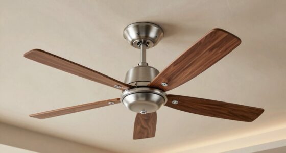 top walnut blade ceiling fans