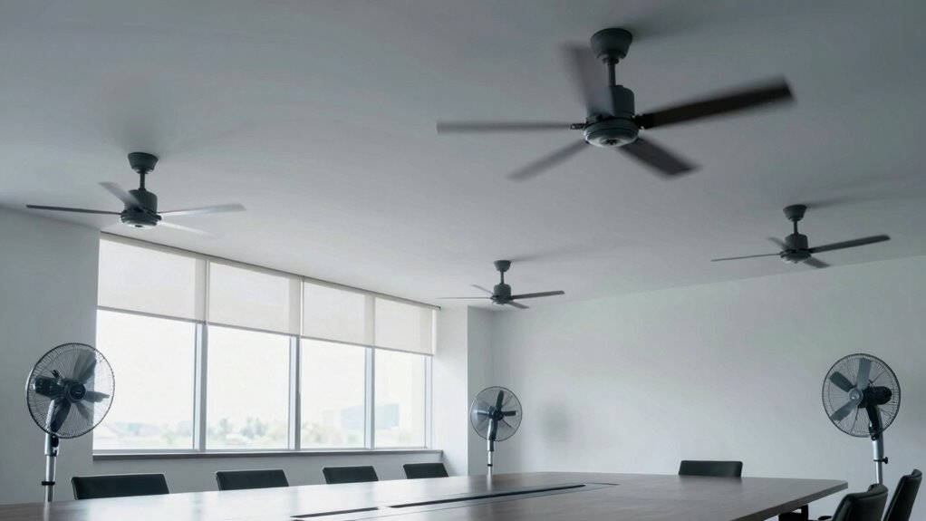 use fans to improve airflow